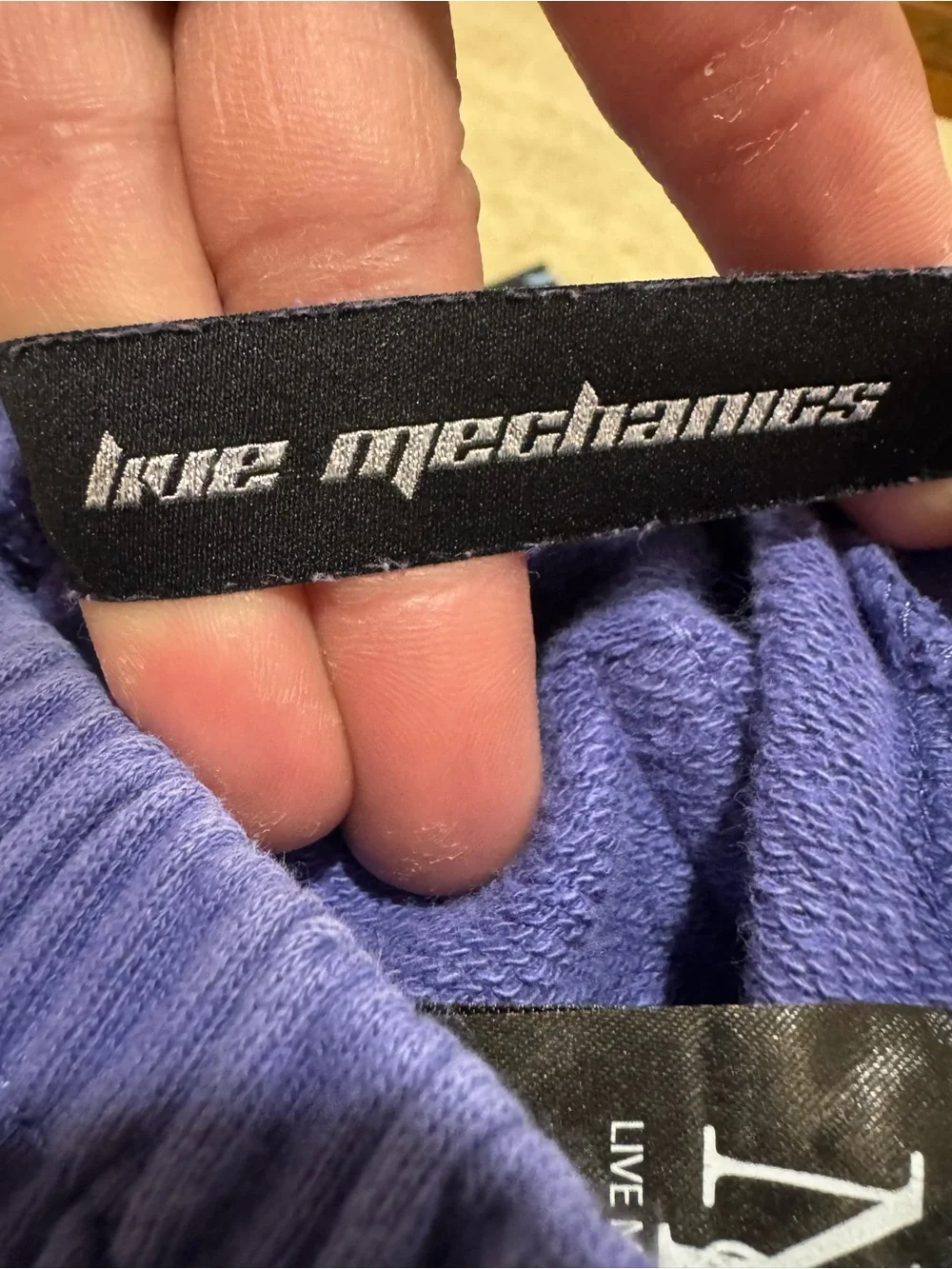 Live Mechanics Purple Graphic Sweatpants Joggers XL NWOT